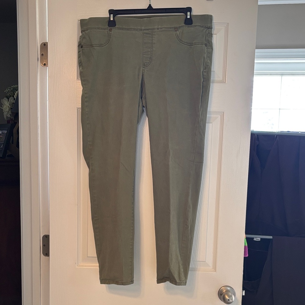 new directions Olive Green Skinny Jeans